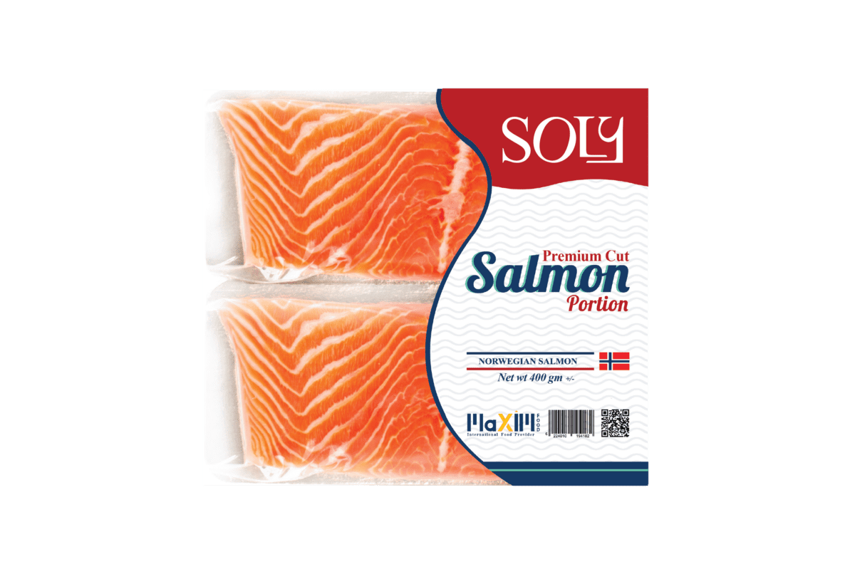 salmon fillet portions