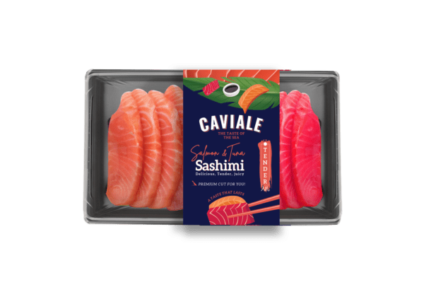 Caviale Fresh Salmon and Tuna Fresh/Saku Sashimi
