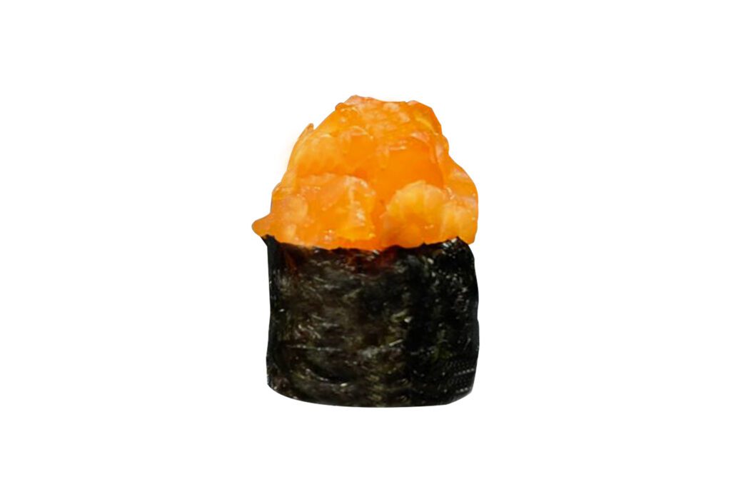 gunkan salmon sushi