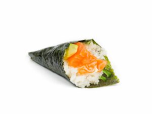 Salmon Temaki sushi