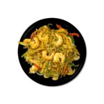 نودلز البيض بالجمبري