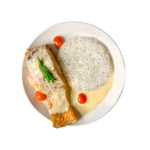 سلمون فيليه مشوي