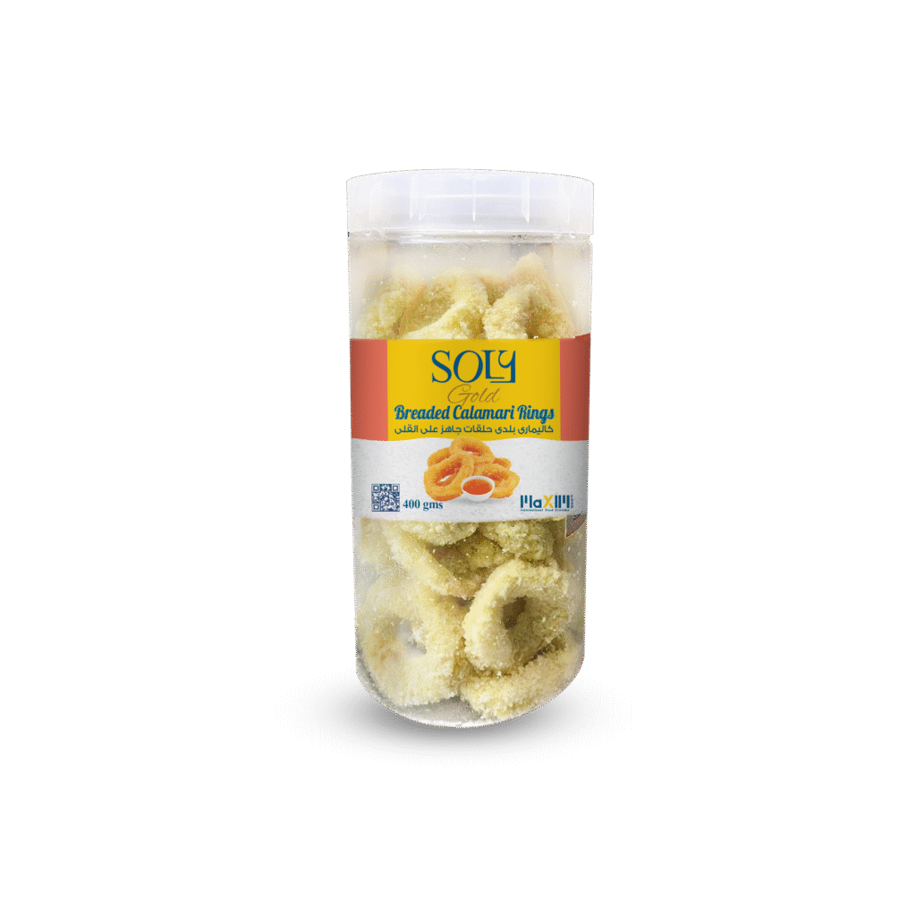 Breaded calamari rings