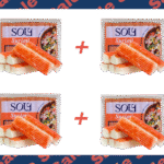 Bundle 11: Soly Crab Sticks 55% Surimi Frozen 250gm x4 — Maxim Food