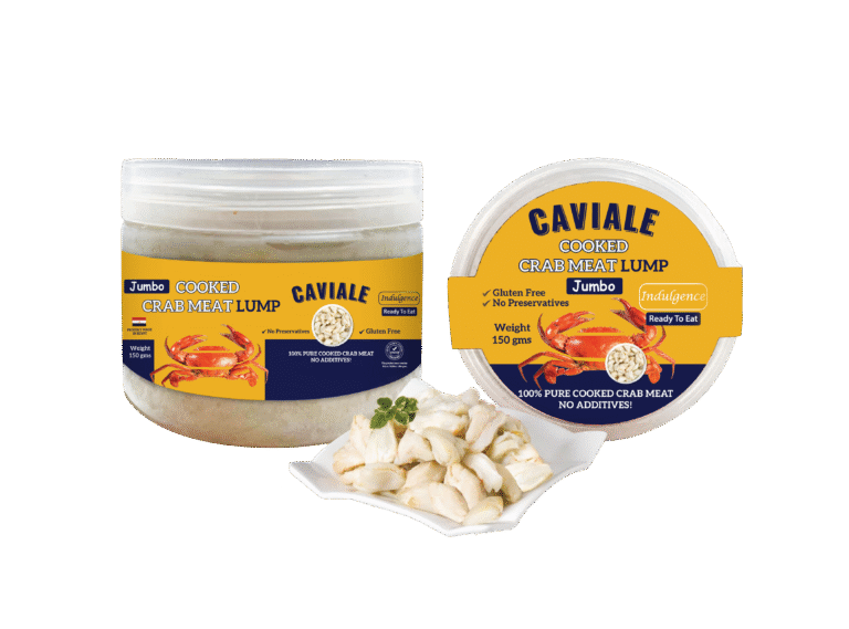 Caviale Cooked Pure Crab Meat Pieces Lump - Jumbo 150gm — Maxim Food