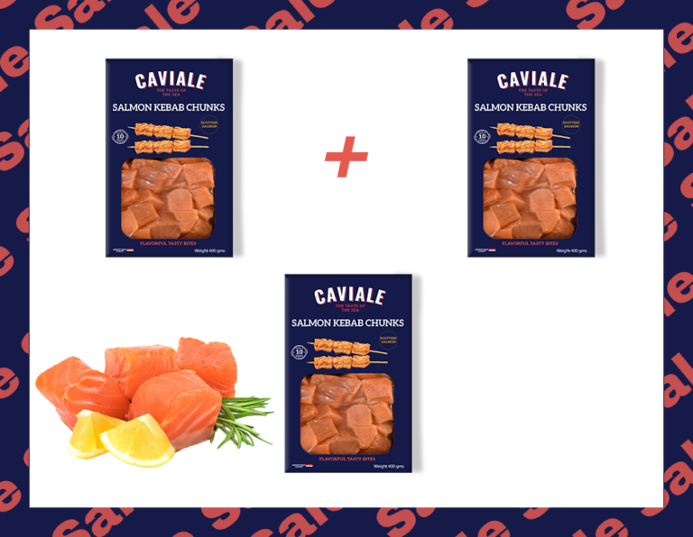 Bundle 28: Caviale Salmon Chunks Bundle – Pack of 3 (1200g) — Maxim Food
